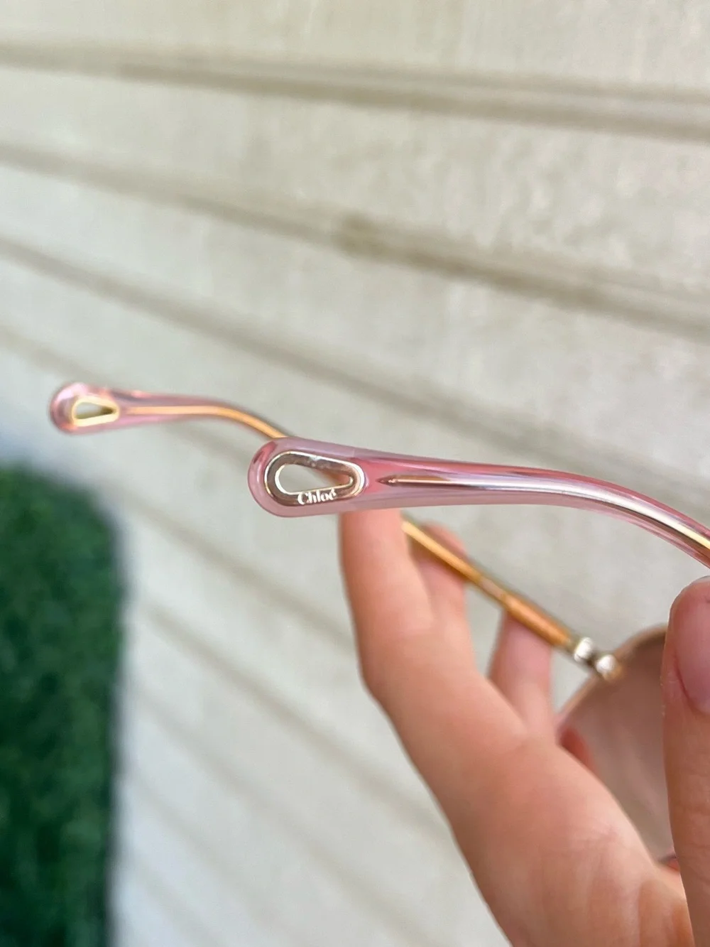 CHLOE Pink Yellow Gold Tortoise Oversized Sunglasses CH0031S